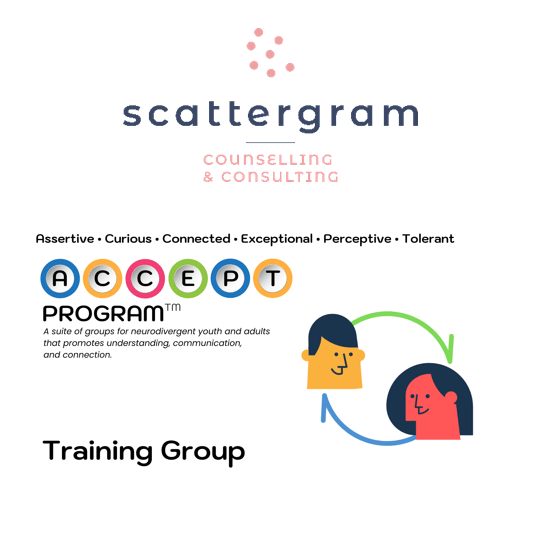 ACCEPT Groups Training with Scattergram logo